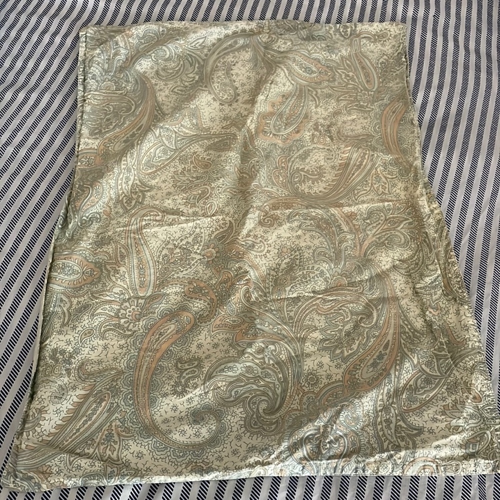 2 standard pillow shams 100% cotton